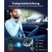 Mohard Bluetooth Adapter Auto, 54W [PD & QC 3.0] Schnellladung FM Transmitter Auto Bluetooth 5.3, Freisprechanlage, 7 Farbige LED-Atmosphärenlichter, Bloototh Transmitter Autoladegerät Bedienelemente
