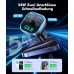 Mohard Bluetooth Adapter Auto, 54W [PD & QC 3.0] Schnellladung FM Transmitter Auto Bluetooth 5.3, Freisprechanlage, 7 Farbige LED-Atmosphärenlichter, Bloototh Transmitter Autoladegerät Bedienelemente