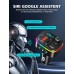Mohard Bluetooth Adapter Auto, PD 18W&QC3.0 FM Transmitter Auto, 9 RGB Beleuchtungsmodi, 3 USB Anschlüss Auto Ladegerät, Unterstützt Freisprechfunktion, Siri Assistant, USB-Disk, Patchkabel-Adapter