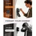 Mohard Key Safe Wall Mounted with Code, 4 Digits Combination Key Lock Box Outdoor with Resettable Spare Key, Weatherproof & Large Capacity Keysafe Storage KeyBox for Home, Apartment, Office, Garage (Black)