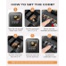 Mohard Key Safe Wall Mounted with Code, 4 Digits Combination Key Lock Box Outdoor with Resettable Spare Key, Weatherproof & Large Capacity Keysafe Storage KeyBox for Home, Apartment, Office, Garage (Black)