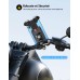 Mohard Support Telephone Velo Rotative, [Opération à Une Main] Support Telephone Moto Anti-Vibrations Compatible avec iPhone 13/12 Pro Max, Jusqu'à 6.8'', Porte Telephone Velo Guidon pour VTT Scooter