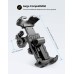 Mohard Support Telephone Velo Rotative, [Opération à Une Main] Support Telephone Moto Anti-Vibrations Compatible avec iPhone 13/12 Pro Max, Jusqu'à 6.8'', Porte Telephone Velo Guidon pour VTT Scooter