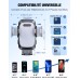 Mohard Support Telephone Voiture, Super Stable Porte Telephone Voiture Ventouse pour Tableau de Bord & Pare-Brise, Rotation 360° Fixe Voiture Telephone Un Bouton de Libération pour Smartphones 4 à 7”