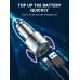 FM Transmitter for Car Bluetooth 5.3, Mohard All-Metal PD 20W & QC3.0 30W Fast Car Charger, Wireless FM Radio Car Kit Bluetooth Car Adapter, Noise Cancelling Hands-Free Call, Hi-Fi Music, Ring Light