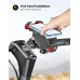 Mohard Bike Phone Holder, 2023 Upgrade [Never Fall Off] Rotatable Motorcycle Phone Mount Cradle Clamp, ATV Scooter Bicycle Phone Mount Compatible with iPhone 14 Pro Max/13, Galaxy S23, 4.7-6.8’’ Phone