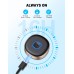 Mohard Car Bluetooth AUX Adapter, Mini Bluetooth 5.3 Receiver for Home Stereo/Speaker/Wired Headphones, Bluetooth Car Adapter AUX, Hands-free Calls, Dual Connection, 16H Playtime