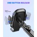Mohard Car Phone Holder Wireless Charger with QC 3.0 Charger Adapter, Max 15W Qi Fast Charging Car Mount, 360° Rotation Dashboard Wireless Car Charger Compatible with iPhone 14 Pro Max/13/12, Samsung