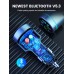FM Transmitter for Car Bluetooth 5.3, Mohard All-Metal PD 20W & QC3.0 30W Fast Car Charger, Wireless FM Radio Car Kit Bluetooth Car Adapter, Noise Cancelling Hands-Free Call, Hi-Fi Music