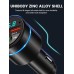 FM Transmitter for Car Bluetooth 5.3, Mohard All-Metal PD 20W & QC3.0 30W Fast Car Charger, Wireless FM Radio Car Kit Bluetooth Car Adapter, Noise Cancelling Hands-Free Call, Ring Light