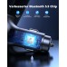 Mohard Bluetooth Adapter Auto, FM Transmitter Auto Bluetooth 5.3 mit PD 36W + Dual USB Anschluss Schnellladegerät, Freisprechanlage für Auto Bluetooth, Sprachassistent & HiFi-Sound, Rückprallknopf