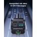 Mohard Bluetooth Adapter Auto, FM Transmitter Auto Bluetooth 5.3 mit PD 36W + Dual USB Anschluss Schnellladegerät, Freisprechanlage für Auto Bluetooth, Sprachassistent & HiFi-Sound, Rückprallknopf
