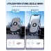 Mohard 15W Qi Chargeur Induction Voiture avec Rapid Adaptateur Chargeur QC 3.0, Rotation 360°De Sortie d'air Support Telephone Voiture Induction Compatible avec iPhone 13 Samsung Autres Appareils Qi