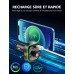 Mohard Bluetooth Voiture, Charge Rapide QC3.0 Transmetteur FM Bluetooth 5.0 avec Rétroéclairé LED 7 Couleurs & 2 Ports USB, Adaptateur Bluetooth Voiture Appel Mains Libres & Support Clé USB & Carte TF
