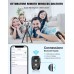 Mohard Treppiede Smartphone, Regolabile Treppiede Bastone Selfie, Flessibile Mini Cavalletto per Smartphone e Action Cam con Telecomando e Clip Universale per Selfies/Vlogging/Streaming/Fotografia