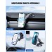 Mohard Porta Cellulare Auto, Stabile Porta Telefono Auto Cruscotto e Parabrezza, Supporto Cellulare Auto Rotazione a 360° con Pulsante di Sgancio Rapido & Cuscinetto di Gel Appiccicoso per 4-7.0" Smartphones