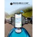 Mohard Porta Cellulare Bici, Porta Cellulare Moto in Acciaio Inox Anti-Shake, Staccabile & Ruotabile a 360° Supporto Telefono Bicicletta Compatible con iPhone 13 Pro Max/12/11, 4.5-7.2" Telefoni 
