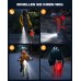 Mohard Fahrradlicht Set, 60Lux Superhelles Fahrradlicht Vorne & Rücklicht, StVZO Zugelassen Fahrrabeleuchtung, IPX5 Wasserdicht Fahradlichterset LED USB Wiederaufladbare für Nachtfahrten/Camping/Helm
