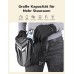 Mohard Beintasche Motorrad, wasserdichte Oberschenkeltasche Gürteltasche, Robuste Eva Motorrad Tasche Bein, Erweiterbare Aufbewahrung Tankrucksack, Sport-Schultertaschen für Radeln, Wandern, Klettern