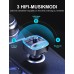 Mohard Bluetooth FM Transmitter, KFZ Bluetooth Adapter Auto Radio, Autoladegerät AV-Eingangsadapter mit Freisprechen, 2 USB-Anschlüsse (5V/2.4A & 1A), Unterstützt USB-Stick & TF Karte, Auto Endstufen