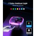 Mohard Bluetooth 5.3 Car Adapter, 54W [PD & QC 3.0] Quick Charging FM Bluetooth Transmitter Car Charger, Hands-Free Calling & 7 Colors LED Backlit, Wireless Car Audio Radio FM Transmitters, HiFi Music