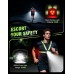  Mohard Running Lights for Runners with Rear Light, 500LM Rechargeable Running Chest Light with 9 Modes & 45° Adjustable Beam, IPX4 Waterproof 360° Reflective Running Vest for Walking/Jogging/Hiking