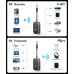 Mohard 2 in 1 Bluetooth 5.3 Transmitter Receiver, Wireless Aux Bluetooth Adapter - Dual Pairs for AirPods, All Headphones, Use with 3.5mm Aux Audio Jack on Airplane, Home/Car Stereo, Gym, iPad/Tablets