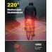 Mohard Rücklicht Fahrrad, 200 Metern Sichtweite & StVZO Zugelassen Fahrradlicht Fahrradlampe Hinten, IPX5 Wasserdicht & USB-C Aufladbar Batterie Fahrradrücklicht LED für Rennrad, MTB, Kinderfahrrad