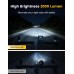 Mohard Bike Lights Front and Back, [4+7 Modes] & [LED Power Display] Bicycle Lights with Rechargeable 3000mAh & Super Bright 2000LM, IP65 Waterproof Cycle Lights, Headlight and Rear for Night Riding